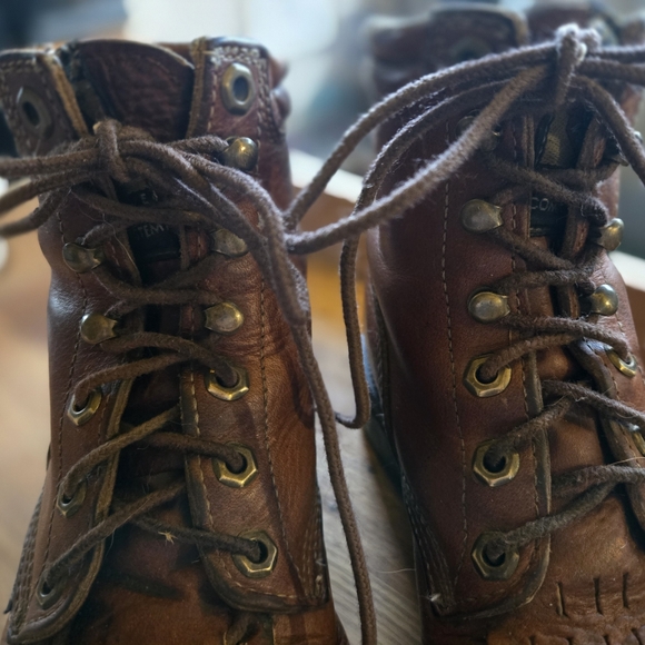 ✨👢RARE FIND Vintage Justin Cowboy Boots – Women’s Size 7 - Made in 🇺🇸 Leather - Picture 3 of 12
